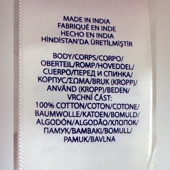 Polo by Ralph Lauren NWOT Sz 5 White Graphic T-Shirt - Picture 5 of 5